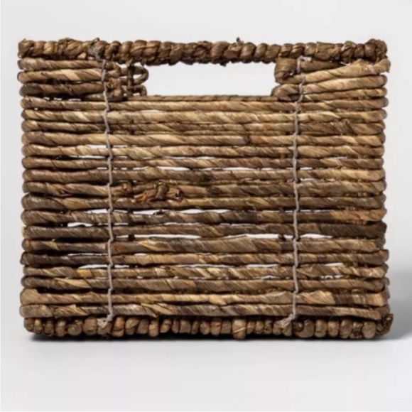 Target Threshold Handcrafted Maize Woven Decorative Square Storage Basket Bin - Picture 2 of 15